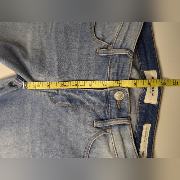 Pac Sun Womens Ankle Jegging Size 23 - 2 Blue Stripes down the side - Picture 9 of 11